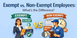 Exempt vs. non-exempt employees