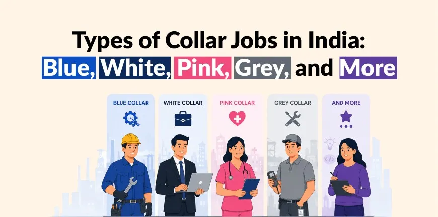 Types of Collar Jobs in India- Blue, White, Pink, Grey, and More